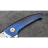 СИНІЙ ПТАХ авторський складаний ніж ручної роботи Androshchuk Knives, сталь S125V, 65 HRC, купити замовити в Україні